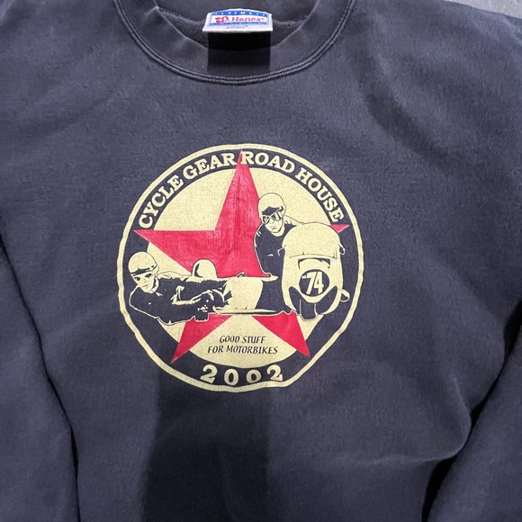 COPY - 2k Hanes pullover sweater 2002 black - Picture 3 of 5